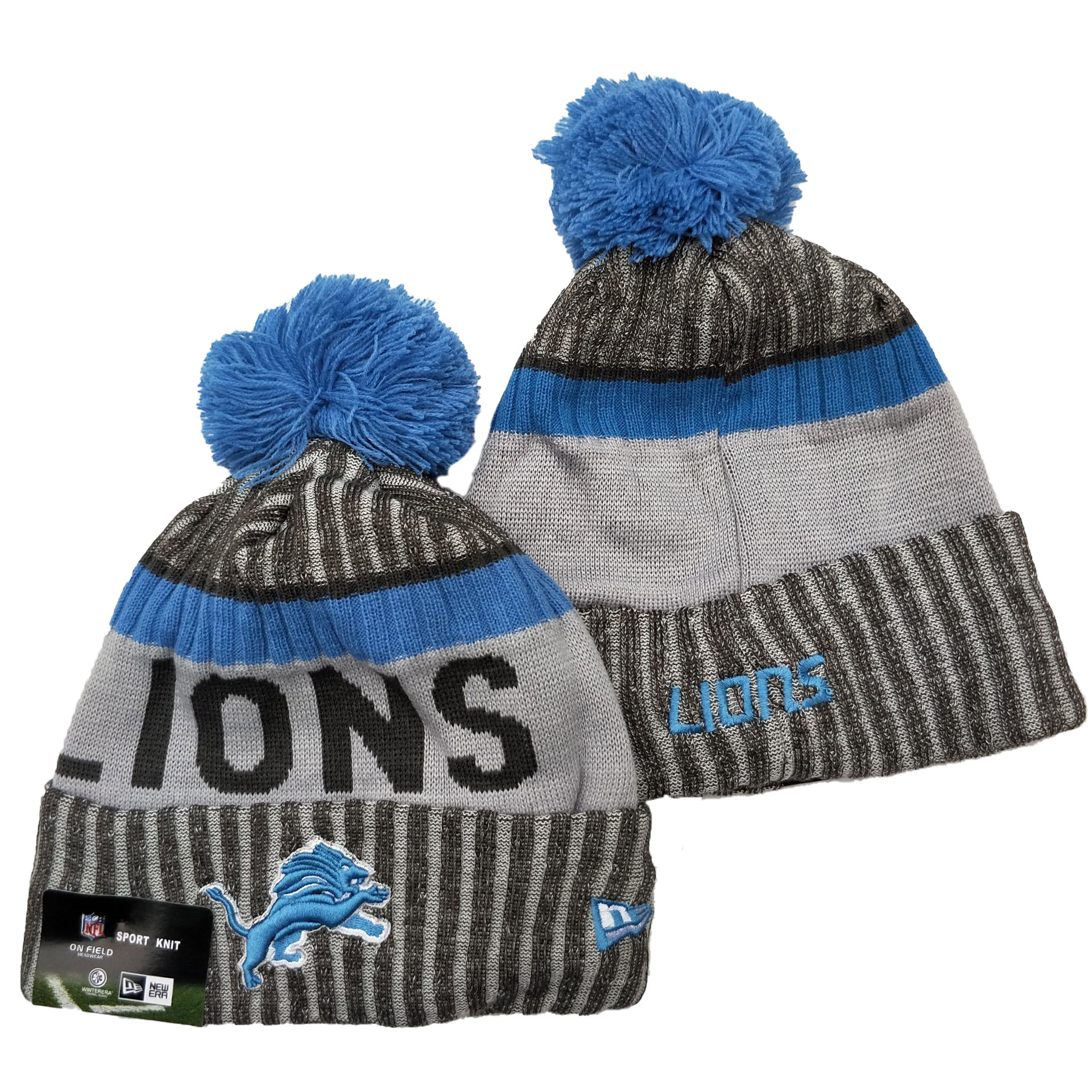 Detroit Lions Knit Hats 036